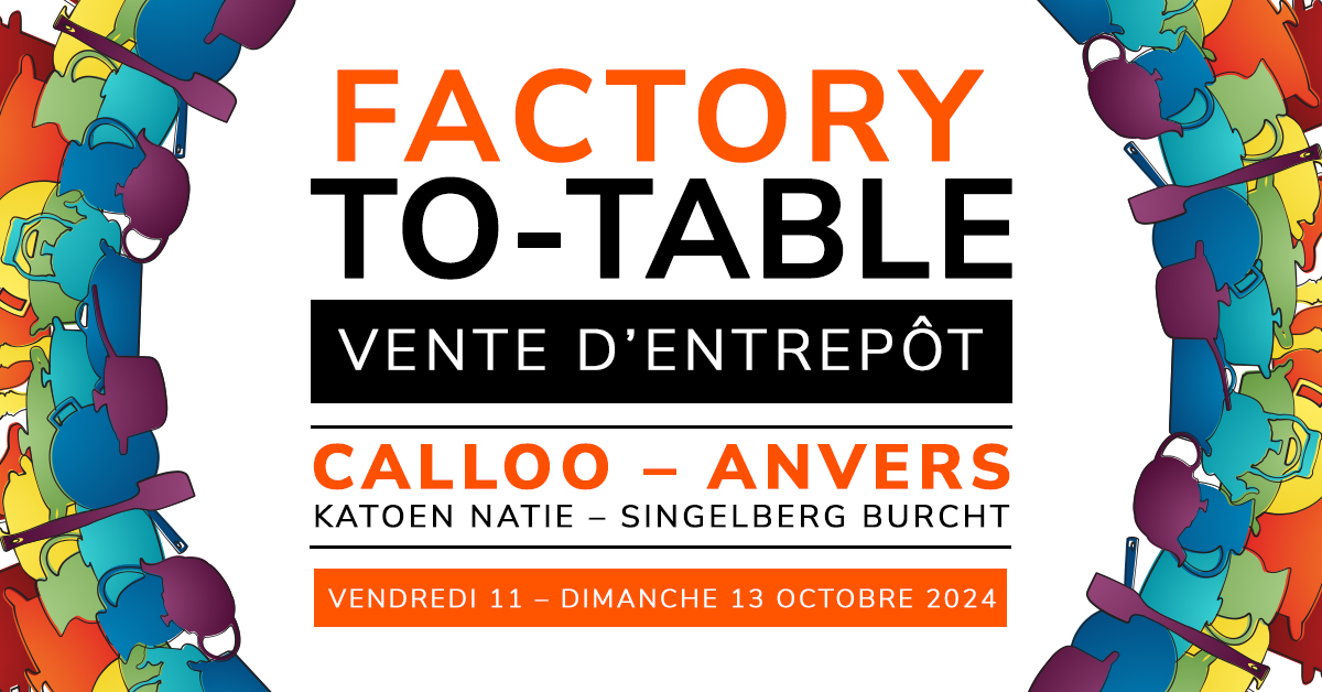 Factory-To-Table   Vente d’entrepôt